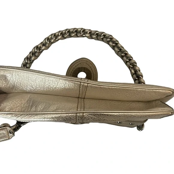 RARE Vintage Coach Legacy Metallic Leather Bridgit Clutch Purse Limited Edition - Picture 5 of 16